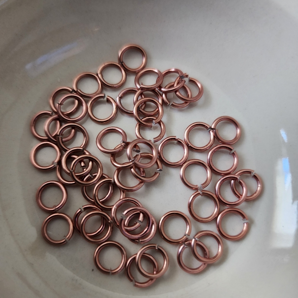 Jump Rings 50‎ 7.25mm Jewelry Making Beads Crafts DIY Findings BC154